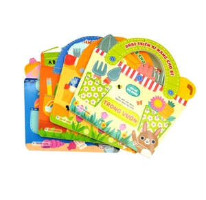 bộ sách phát triển kĩ năng cho bé - giỏ đồ vui nhộn (bộ 4 cuốn)