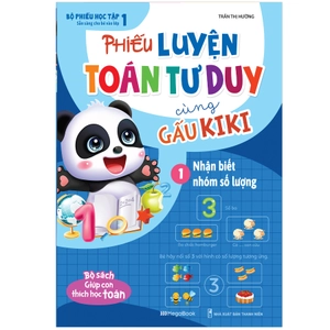 bộ sách phiếu học tập cùng gấu kiki (bộ 9 cuốn)