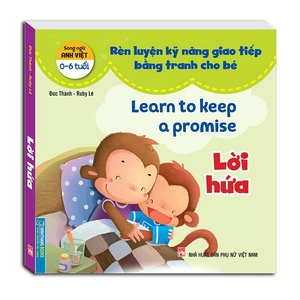 bộ sách rèn luyện kỹ năng giao tiếp bằng tranh cho bé 0 - 6 tuổi (song ngữ anh việt) (bộ 8 cuốn)