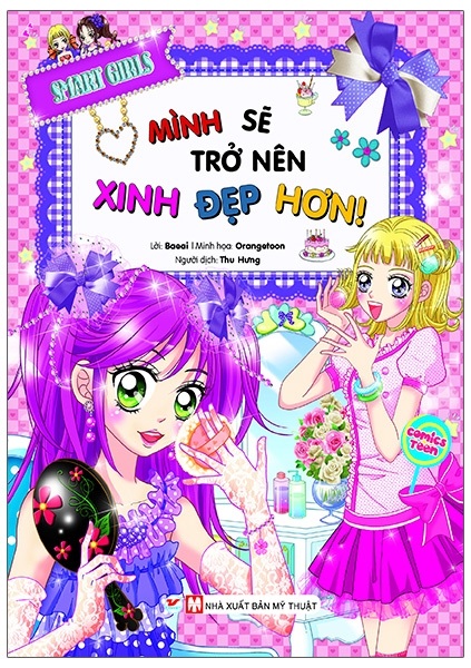 bộ sách smart girls - cuộc thi âm nhạc k-pop + mình sẽ trở nên xinh đẹp hơn + tớ sẽ trở thành người được yêu mến (bộ 3 cuốn)