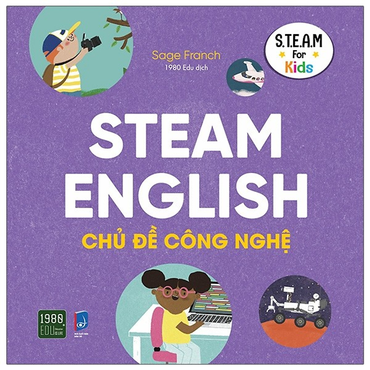 bộ sách steam english: khoa học, công nghệ, kỹ thuật, nghệ thuật, toán học, vật lý (bộ 6 cuốn)