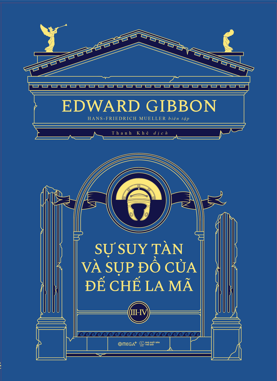 bộ sách sự suy tàn và sụp đổ của đế chế la mã (bộ 3 cuốn)