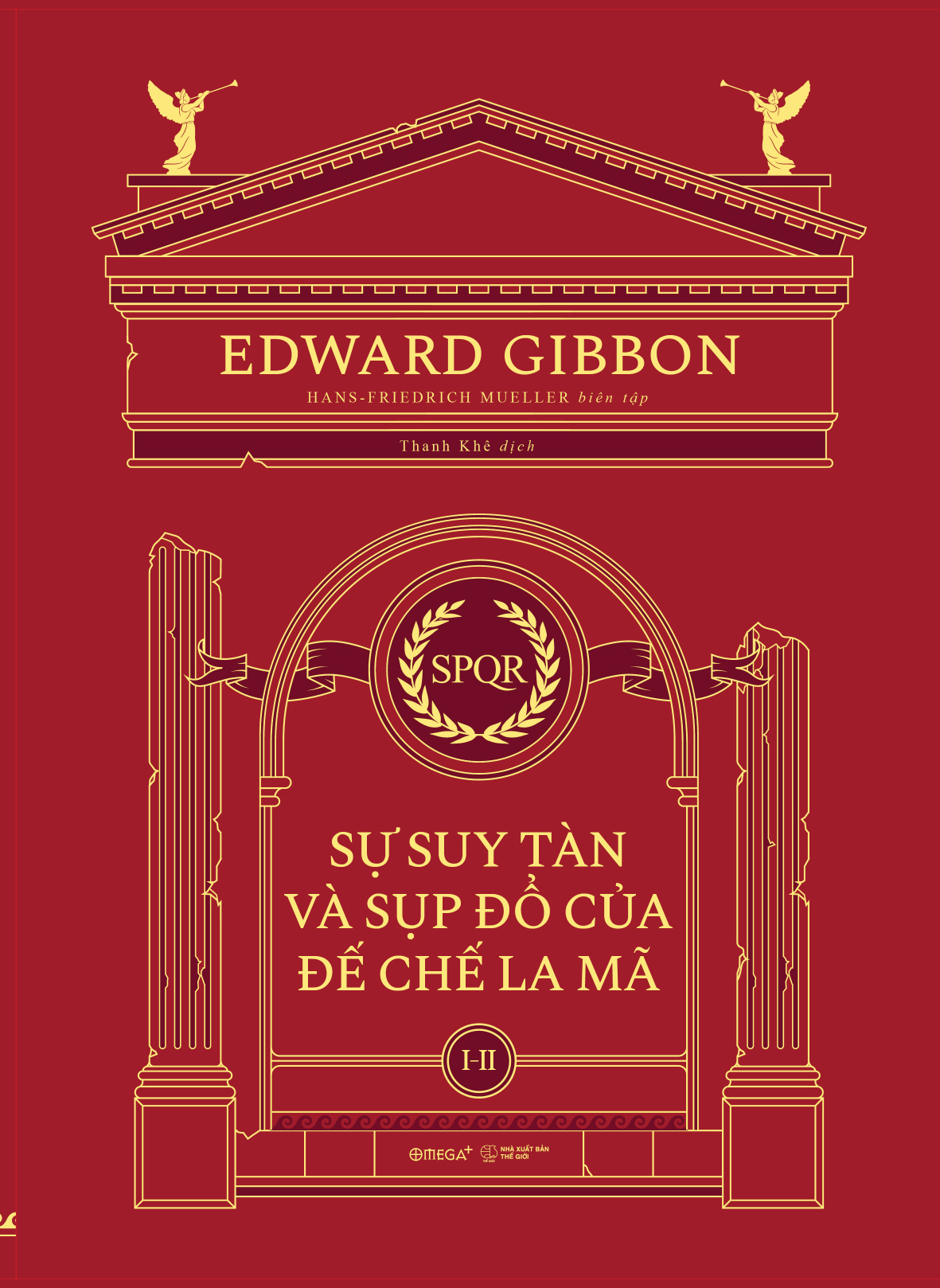bộ sách sự suy tàn và sụp đổ của đế chế la mã (bộ 3 cuốn)