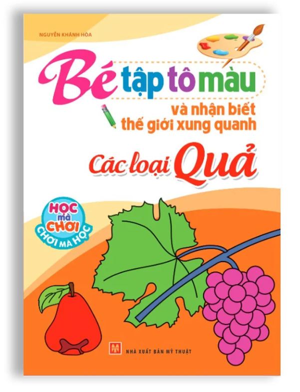 Bộ Sách Tập Tô Màu Mẫu Giáo (Bộ 8 Cuốn)