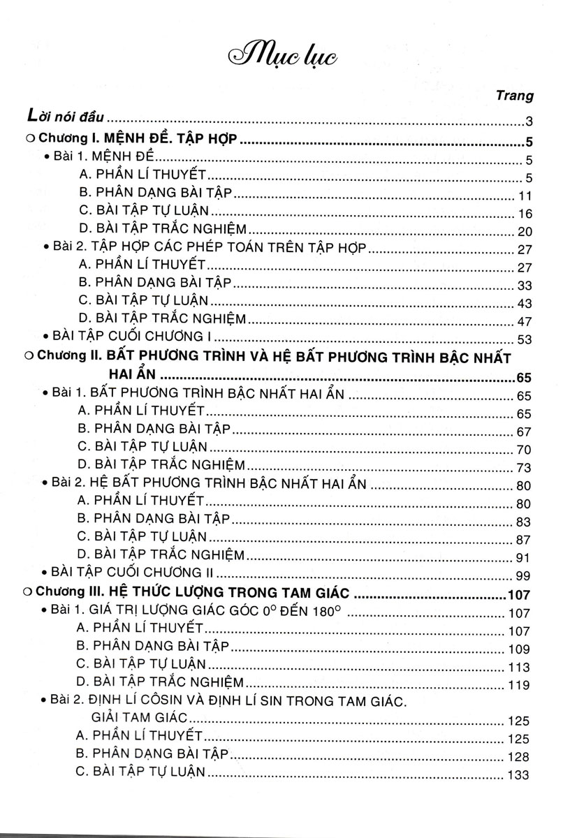 Bo
						
										
										Sach Tham Khao Toan 10 - Quyen 1 (Bien Soan Theo Chuong Trinh Giao Duc Pho Thong Moi - Dung Chung Cho Cac Bo SGK Hien Hanh)