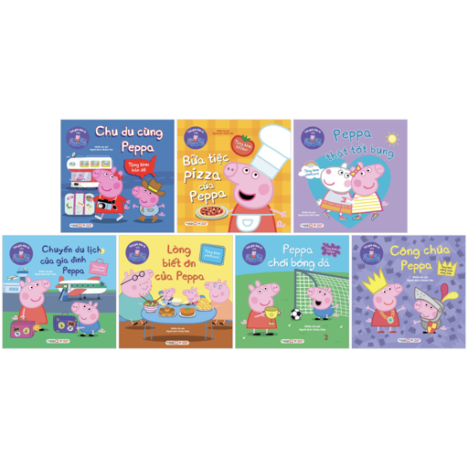 bộ sách thế giới diệu kì của peppa pig (bộ 7 cuốn)
