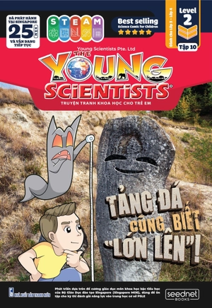 bộ sách the young scientist - truyện tranh khoa học cho trẻ em - tập 10 - level 1+2+3 (bộ 3 cuốn)