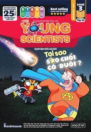 bộ sách the young scientist - truyện tranh khoa học cho trẻ em - tập 10 - level 1+2+3 (bộ 3 cuốn)