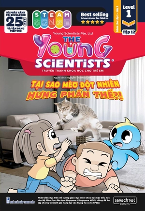 bộ sách the young scientist - truyện tranh khoa học cho trẻ em - tập 12 - level 1+2+3 (bộ 3 cuốn)