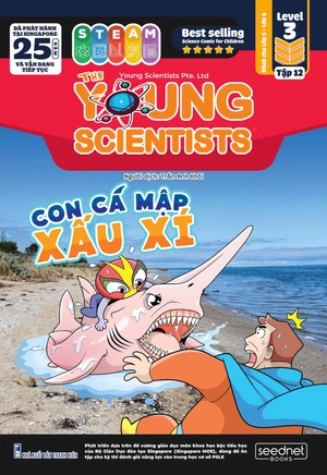 bộ sách the young scientist - truyện tranh khoa học cho trẻ em - tập 12 - level 1+2+3 (bộ 3 cuốn)