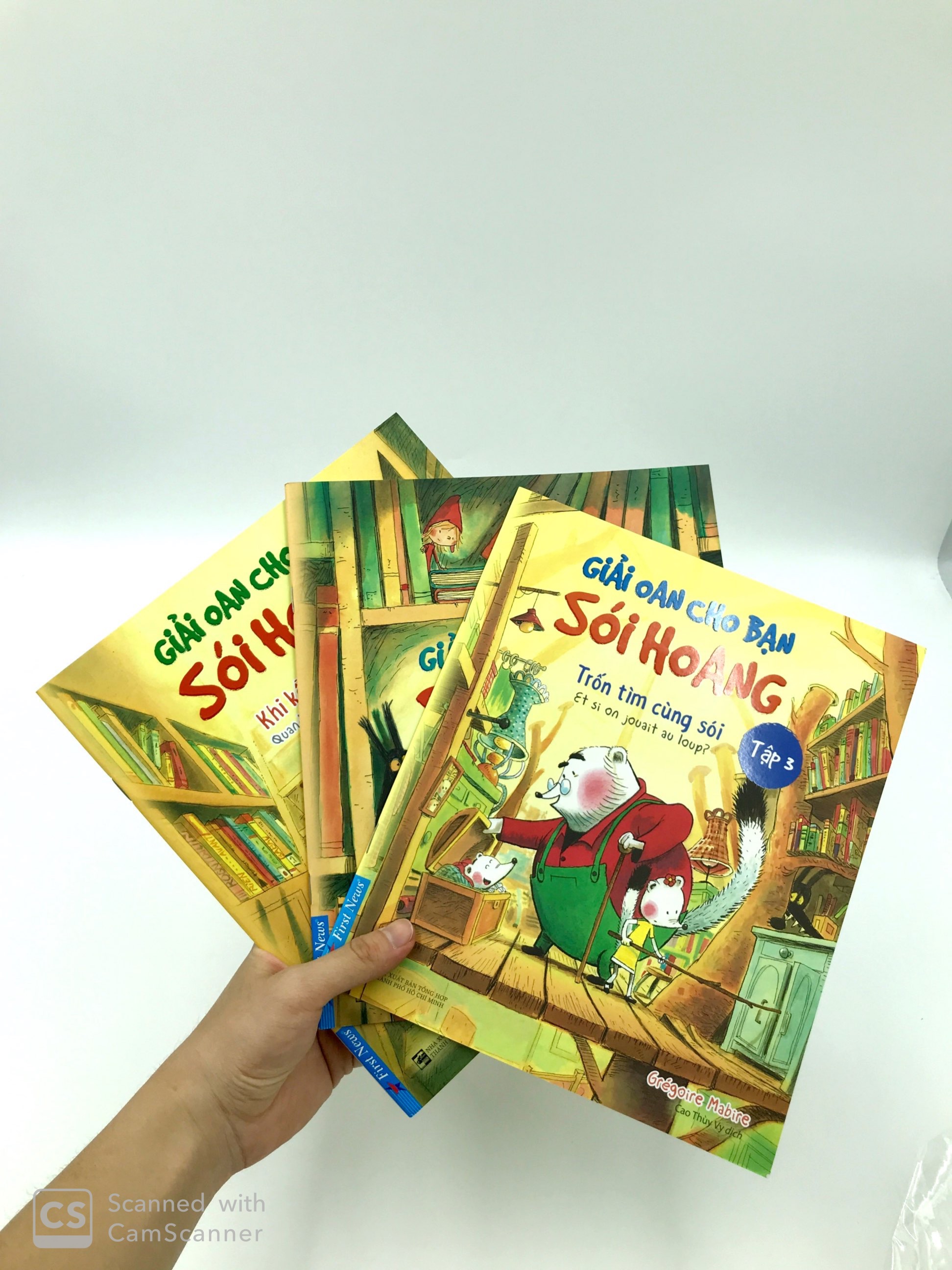 bộ sách thiếu nhi - giải oan cho bạn sói hoang (bộ 3 cuốn)