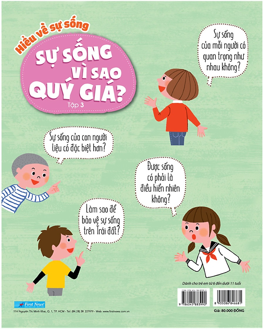 bộ sách thiếu nhi - hiểu về sự sống (bộ 3 cuốn)