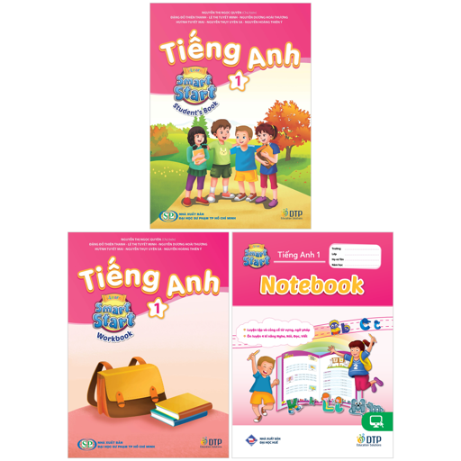 Bo Sach Tieng Anh 1 - I-Learn Smart Start - Student's Book + Workbook + Notebook (Bo 3 Cuon)
