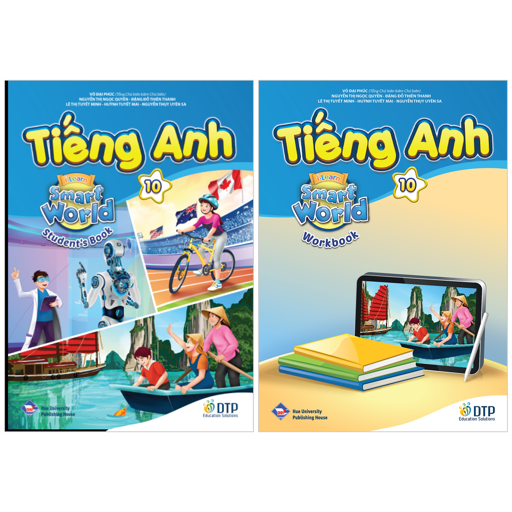 Bo Sach Tieng Anh 10 - I-Learn Smart World - Student's Book + Workbook + Bai Tap Bo Tro (Bo 3 Cuon)