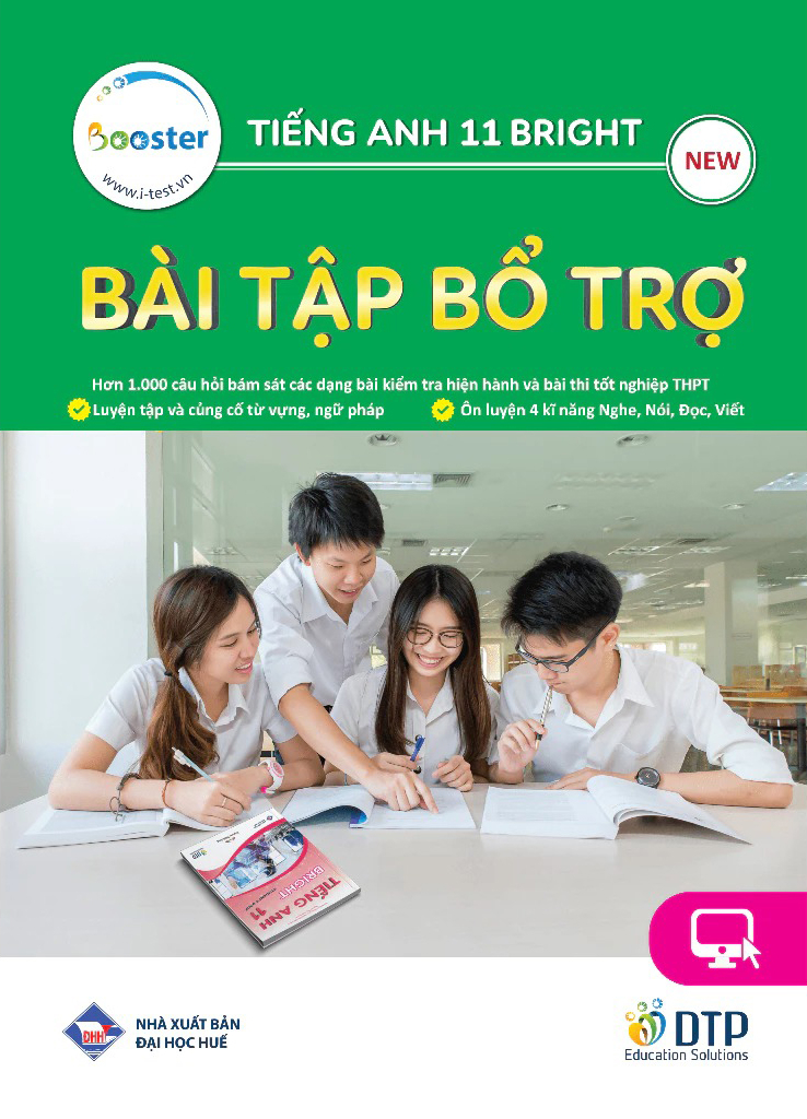 Bo Sach Tieng Anh 11 - Bright - Student's Book + Workbook + Bai Tap Bo Tro (Bo 3 Cuon)