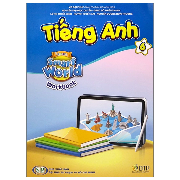 Bo Sach Tieng Anh 6 - I-Learn Smart World - Student's Book + Workbook (Bo 2 Cuon)