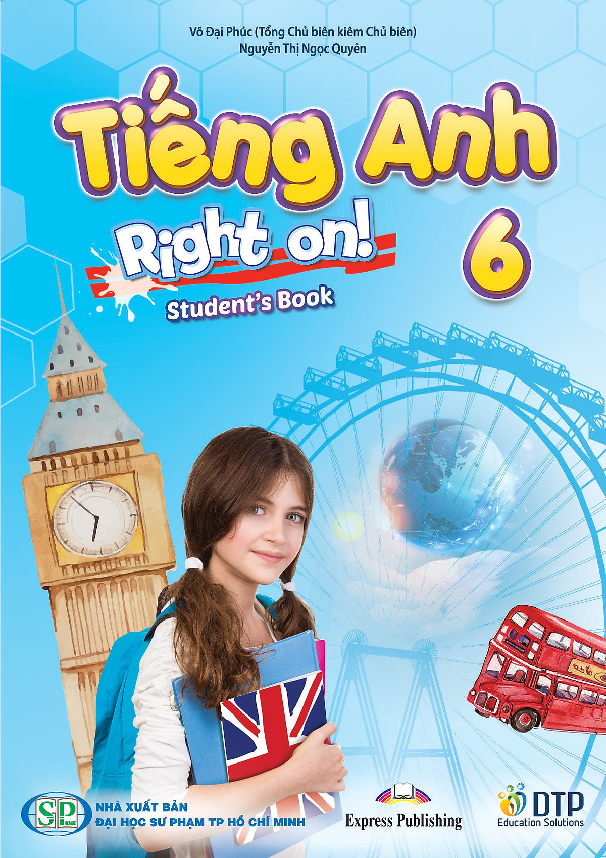 Bo Sach Tieng Anh 6 - Right On! - Student's Book + Workbook + Vo Ghi Chep (Bo 3 Cuon)