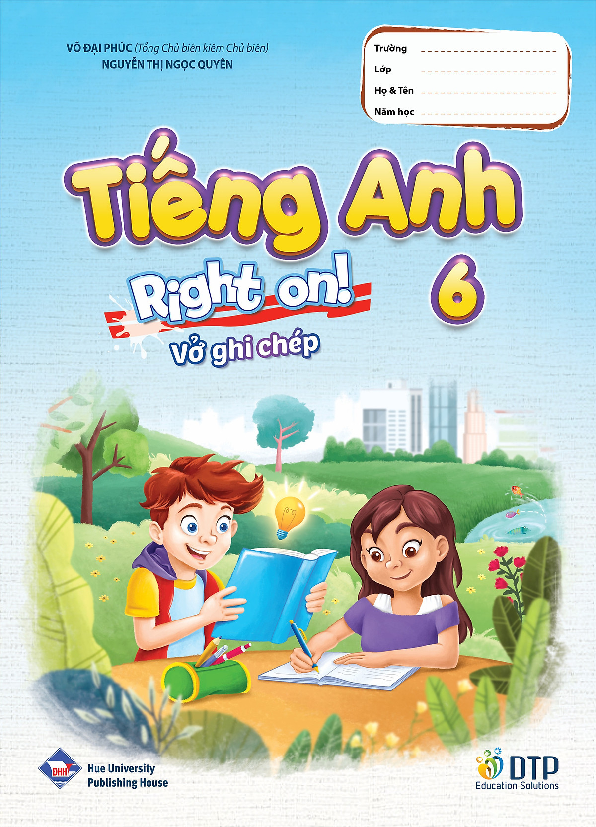 Bo Sach Tieng Anh 6 - Right On! - Student's Book + Workbook + Vo Ghi Chep (Bo 3 Cuon)
