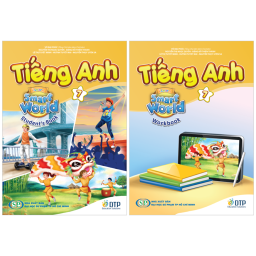 Bo Sach Tieng Anh 7 - I-Learn Smart World - Student's Book + Workbook (Bo 2 Cuon)
