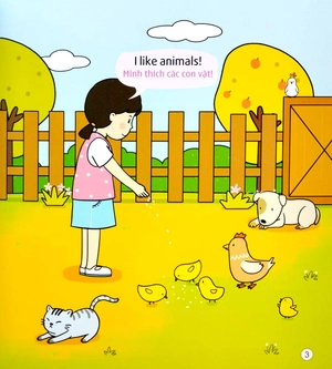 bộ sách tiếng anh đầu tiên của bé - 5 phút mỗi ngày - động vật và thực vật