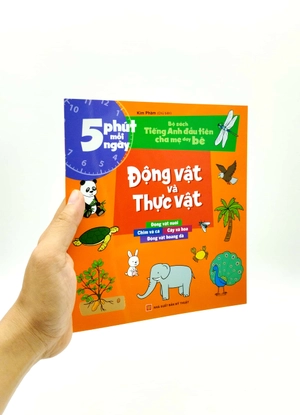 bộ sách tiếng anh đầu tiên của bé - 5 phút mỗi ngày - động vật và thực vật