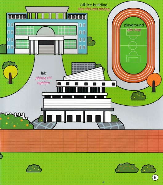 bộ sách tiếng anh đầu tiên của bé - 5 phút mỗi ngày - trường học (tái bản 2022)