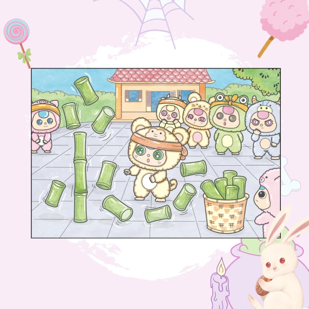 bộ sách tô màu baby three ở thế giới cổ tích + baby three 12 con giáp ở vương quốc ngọt ngào (bộ 2 cuốn) - tặng kèm sách trang điểm thần tượng âm nhạc hàn quốc ngẫu nhiên