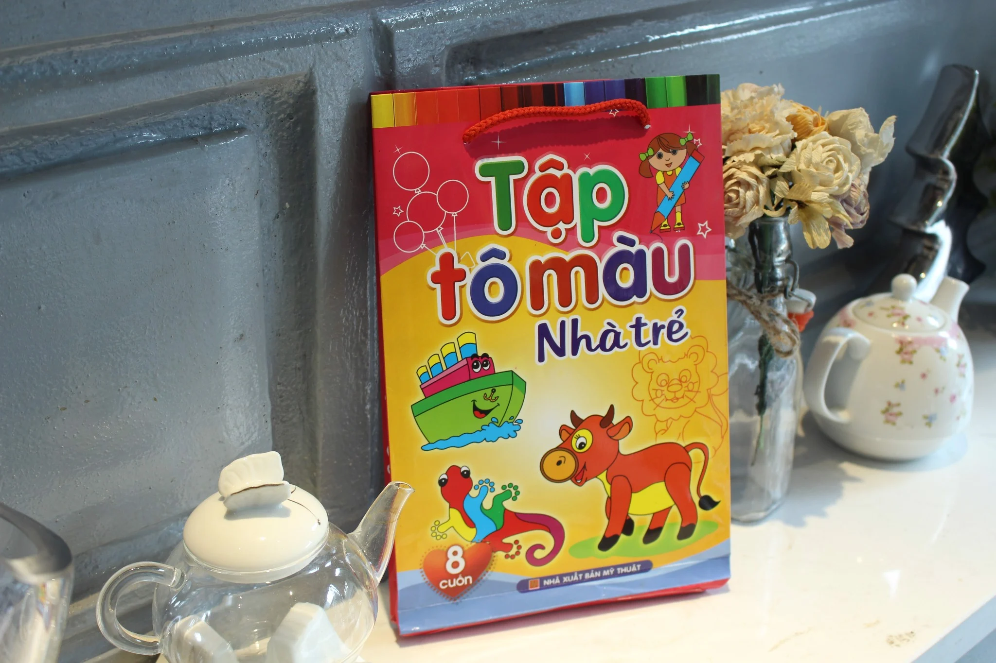 bộ sách tô màu nhà trẻ (túi 8 cuốn) (tái bản 2023)