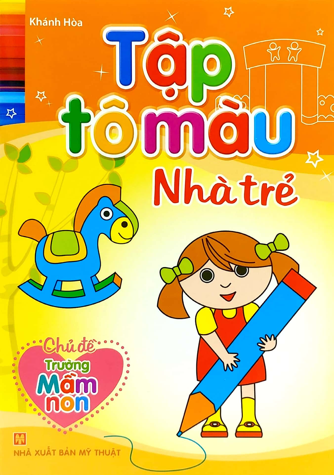 bộ sách tô màu nhà trẻ (túi 8 cuốn) (tái bản 2023)