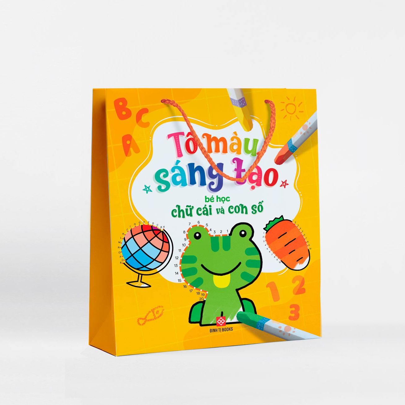 Bo Sach To Mau Sang Tao - Be Hoc Chu Cai Va Con So (Tui 5 Tap)