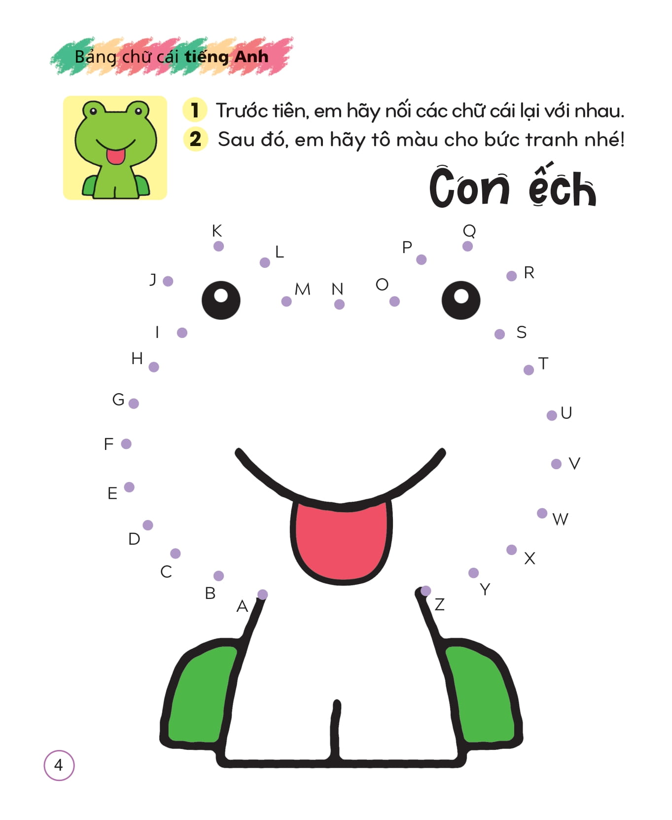 Bo Sach To Mau Sang Tao - Be Hoc Chu Cai Va Con So (Tui 5 Tap)