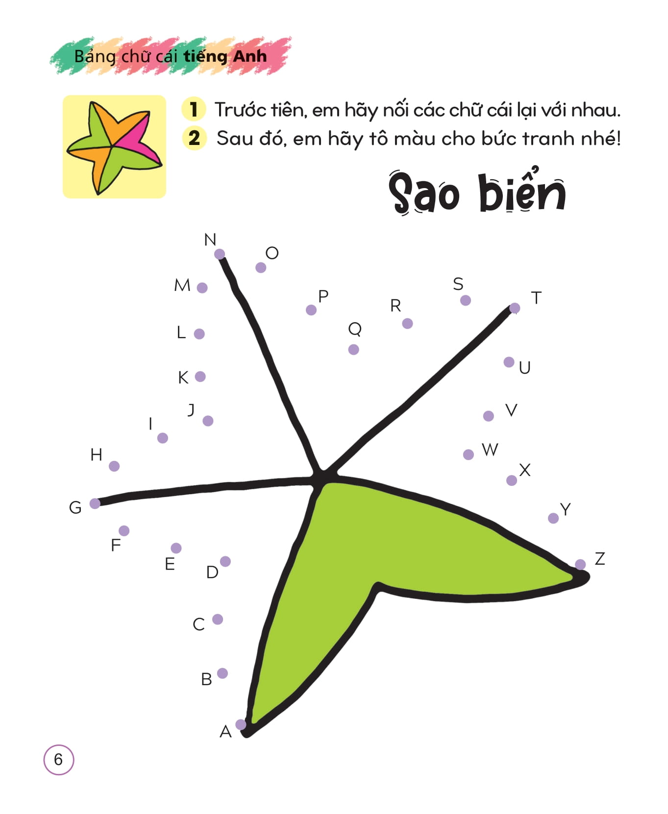 Bo Sach To Mau Sang Tao - Be Hoc Chu Cai Va Con So (Tui 5 Tap)