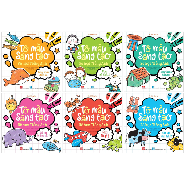 Bo Sach To Mau Sang Tao - Be Hoc Tieng Anh (Bo 6 Cuon)