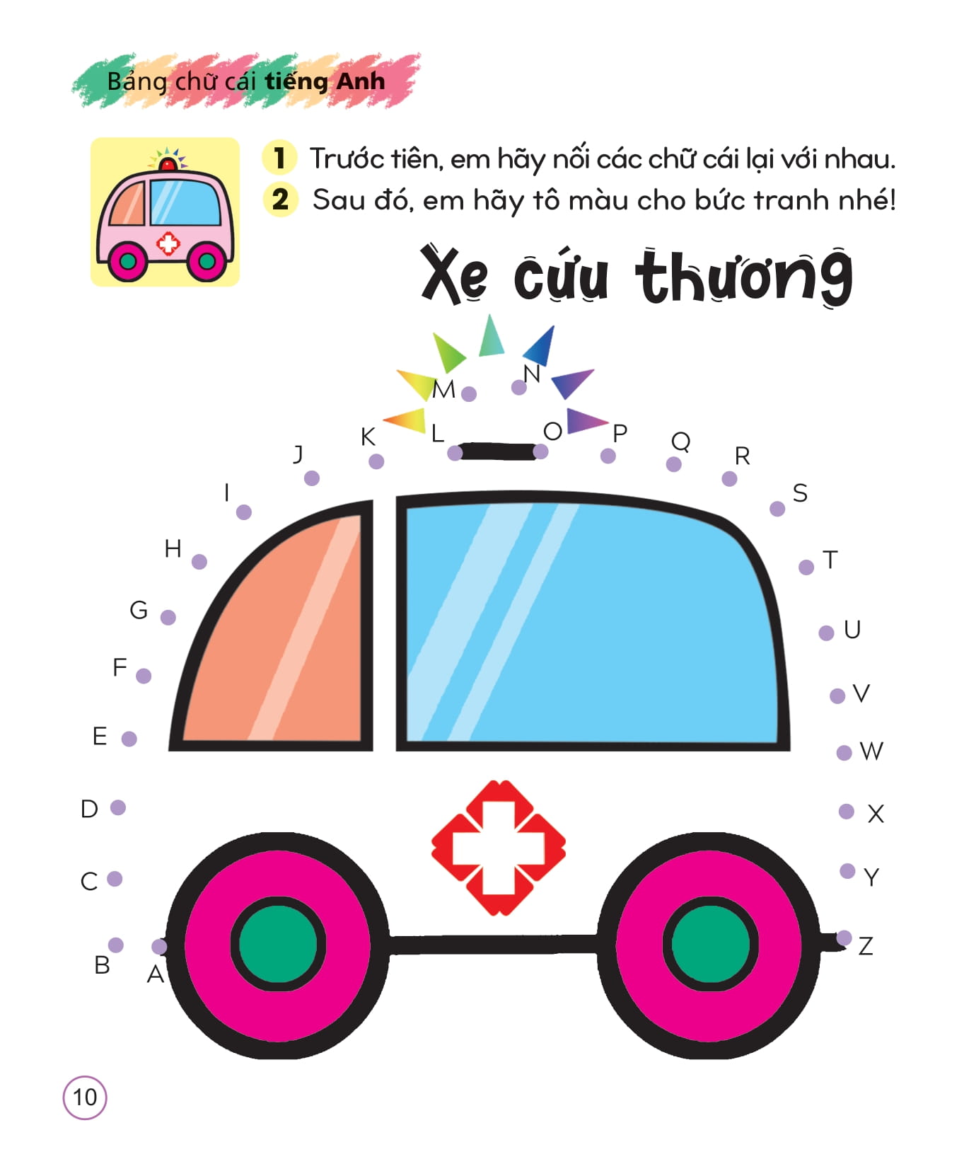 bộ sách tô màu sáng tạo giúp bé làm quen với chữ cái và con số (bộ 5 cuốn)