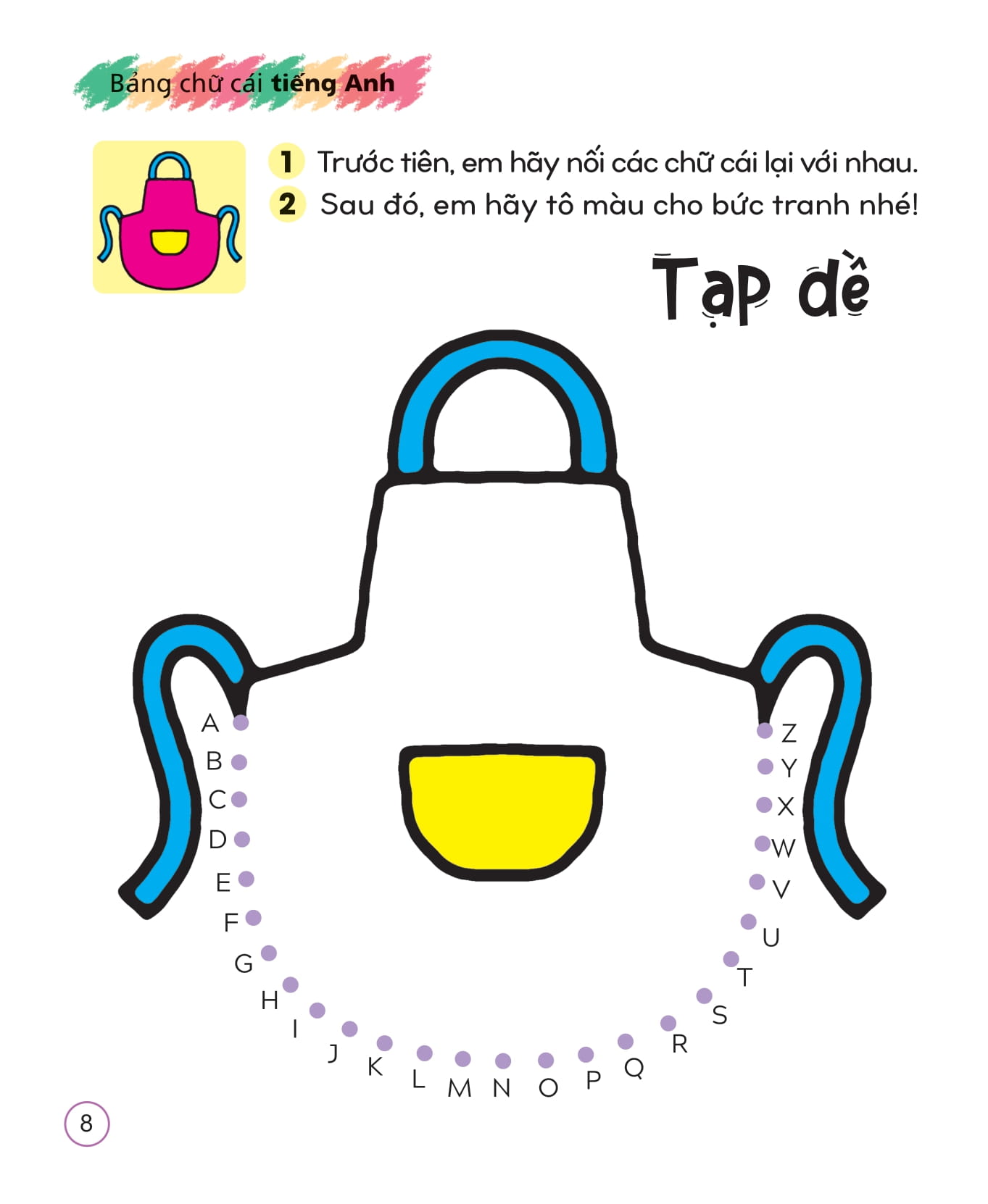 bộ sách tô màu sáng tạo giúp bé làm quen với chữ cái và con số (bộ 5 cuốn)