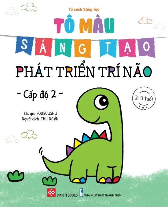bộ sách tô màu sáng tạo - phát triển trí não (bộ 6 cuốn)