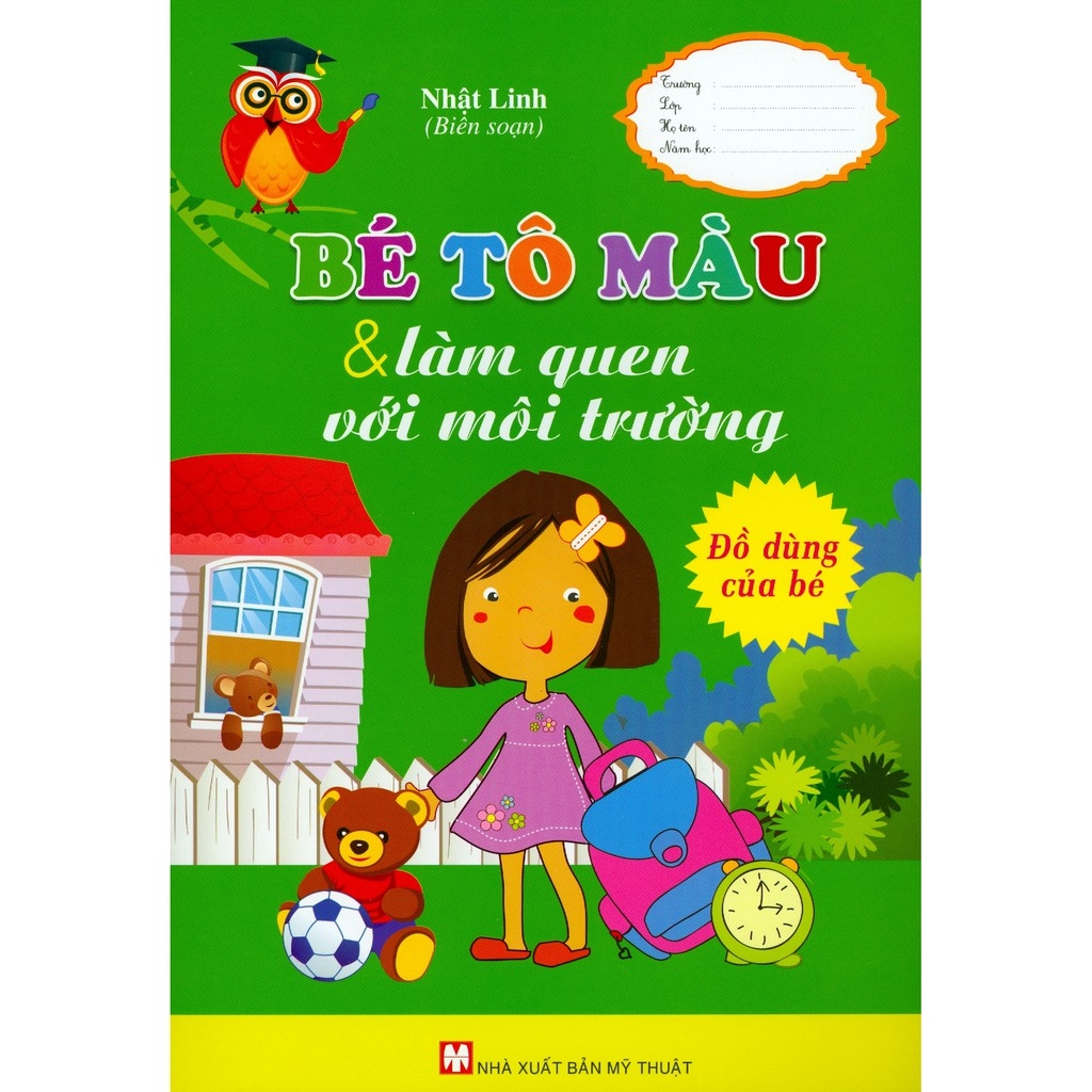 bộ sách tô màu và làm quen với môi trường dành cho bé (bộ 10 cuốn)