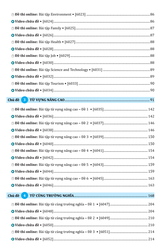 bộ sách tổng ôn từ vựng tiếng anh tập 1+2 (bộ 2 cuốn)