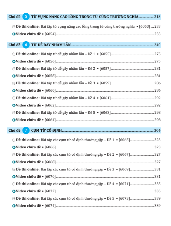 bộ sách tổng ôn từ vựng tiếng anh tập 1+2 (bộ 2 cuốn)