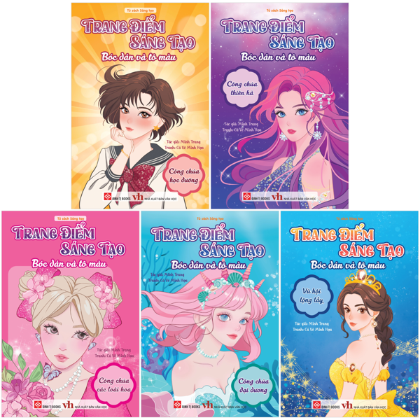 Bo Sach Trang Diem Sang Tao - Boc Dan Va To Mau (Bo 5 Cuon)