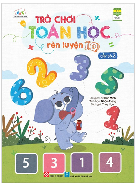 bộ sách trò chơi toán học rèn luyện iq (dành cho trẻ từ 3-9 tuổi) (bộ 4 cuốn)