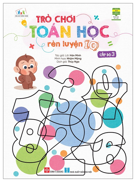 bộ sách trò chơi toán học rèn luyện iq (dành cho trẻ từ 3-9 tuổi) (bộ 4 cuốn)
