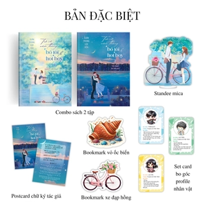 bộ sách trở về năm tháng bố tôi là hot boy - tập 1 + tập 2 (bộ 2 tập) - bản đặc biệt - tặng kèm 2 bookmark trổ khuôn + 1 postcard lời nhắn của tác giả + 1 standee cặp đôi + 3 thẻ nhân vật