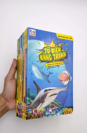 bộ sách trọn bộ từ điển bằng tranh - song ngữ anh việt (bộ 6 cuốn)