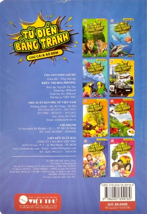 bộ sách trọn bộ từ điển bằng tranh - song ngữ anh việt (bộ 6 cuốn)