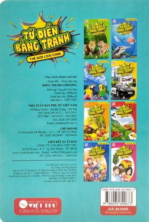 bộ sách trọn bộ từ điển bằng tranh - song ngữ anh việt (bộ 6 cuốn)