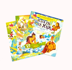 bộ sách truyện cổ tích việt nam chọn lọc song ngữ việt-anh - xưa ơi là xưa (bộ 3 cuốn)