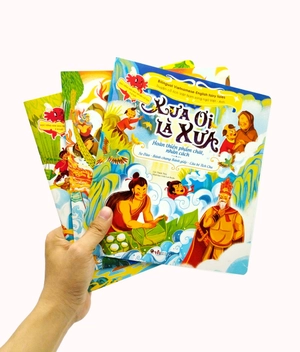 bộ sách truyện cổ tích việt nam chọn lọc song ngữ việt-anh - xưa ơi là xưa (bộ 3 cuốn)