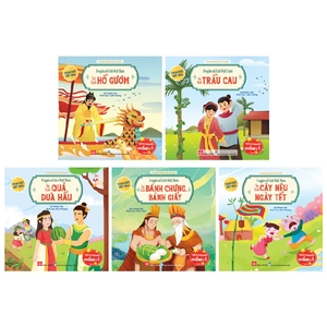 bộ sách truyện cổ tích việt nam - song ngữ việt-anh (bộ 5 cuốn)