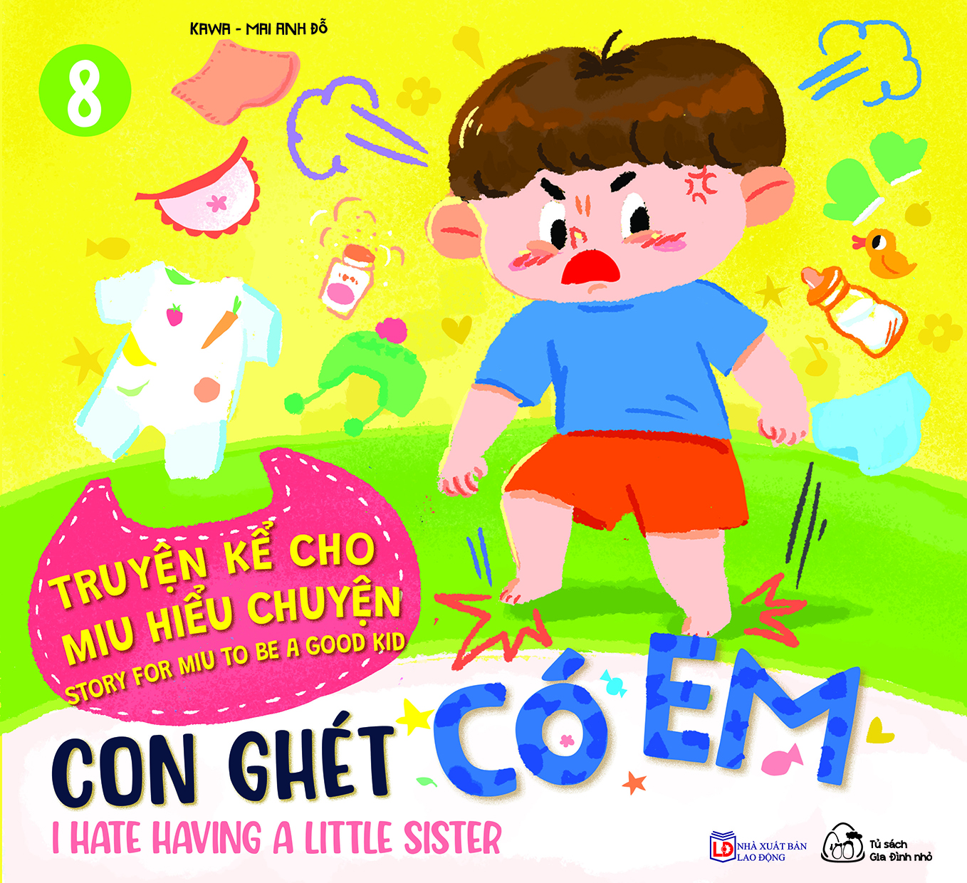 bộ sách truyện kể cho miu hiểu chuyện - song ngữ việt-anh (bộ 8 cuốn)